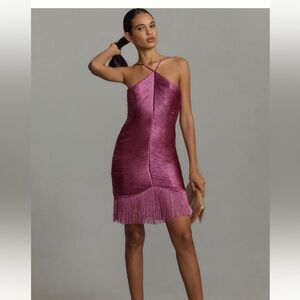 Saylor vianne fringe mini dress